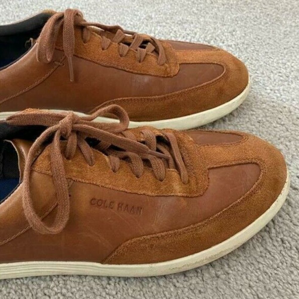 Cole Haan - GrandPro Turf Men's Sneaker - Brown Suede - US 8.5 M / EU 41.5